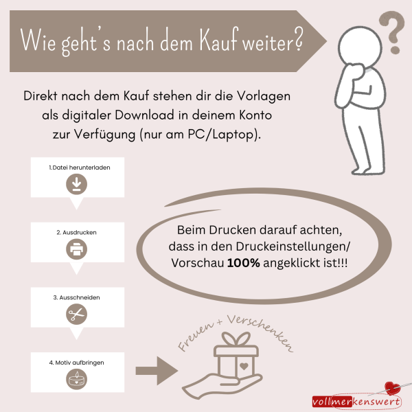 Preview: Teelichtbotschaft Frohe Weihnachten PDF Vorlage Kerzentatoo Adventskalender