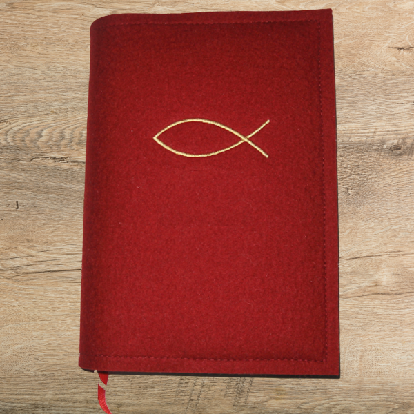 Stickdatei Fisch Ichthys für 10x10cm Stickrahmen