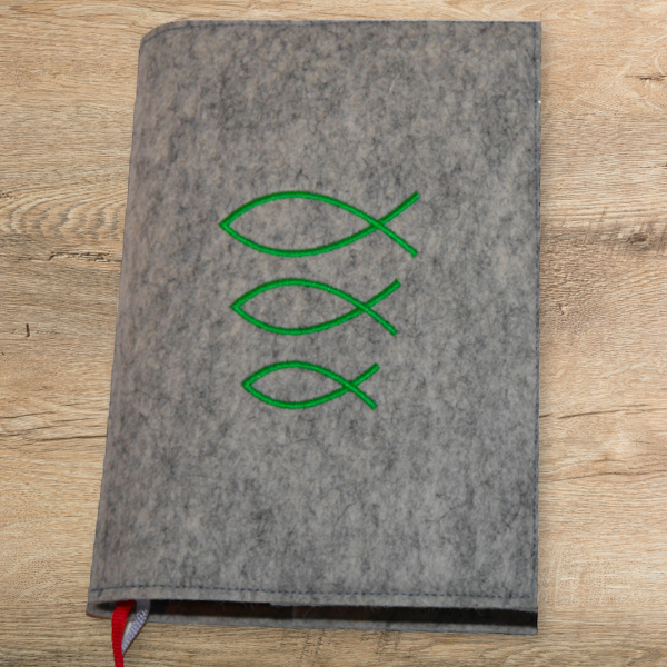 Preview: Stickdatei Fische Ichthys für 10x10cm Stickrahmen