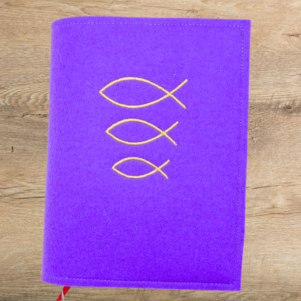 Preview: Stickdatei Fische Ichthys für 10x10cm Stickrahmen