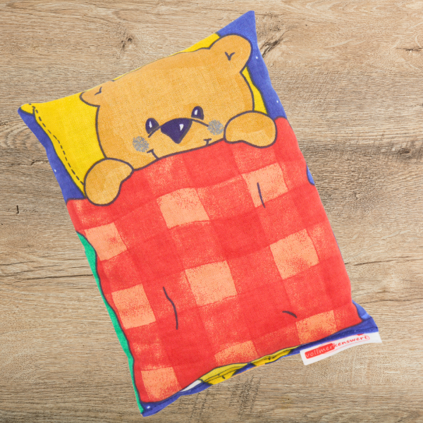 Kirschkernkissen Bär im Bett -sofort lieferbar-