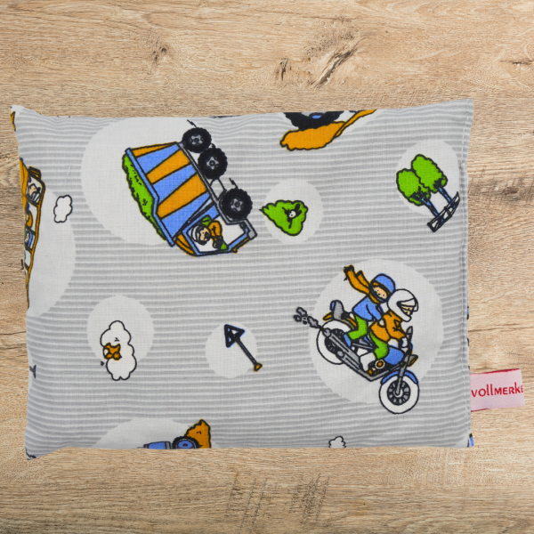 kleines Kirschkernkissen Fahrzeuge 14x18cm -sofort lieferbar-