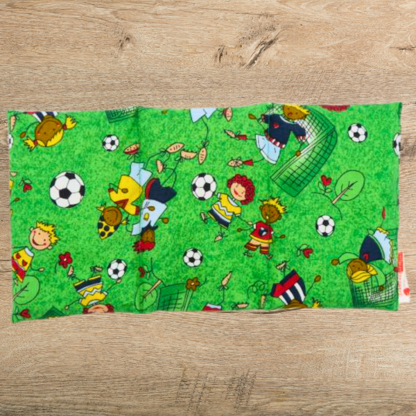 Körnerkissen mit 3 Kammern für kleine Fußballfans -sofort lieferbar-