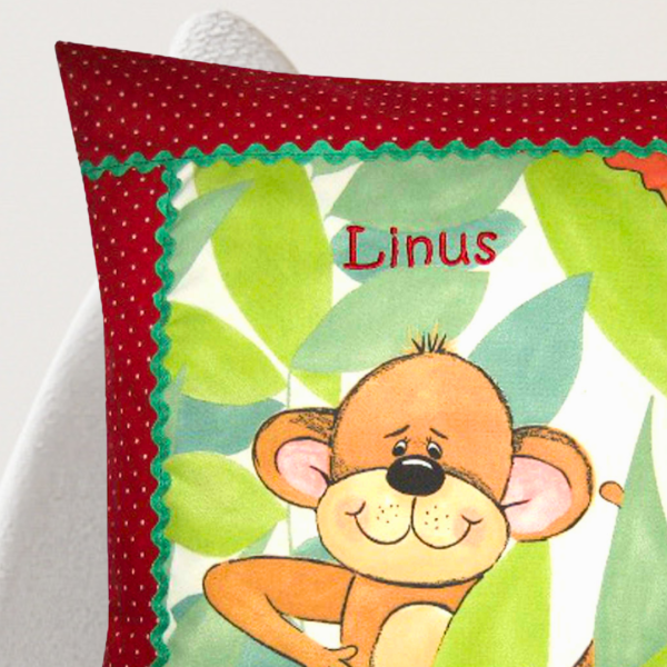 Namenskissenhülle 40x40 cm groß mit dem Namen Linus -sofort lieferbar-
