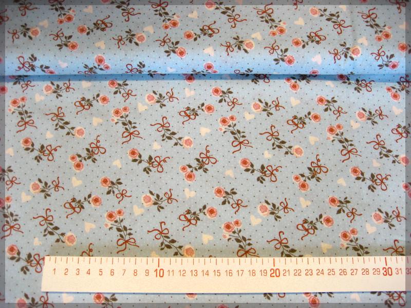 rest-baumwollstoff-blumen-schleife