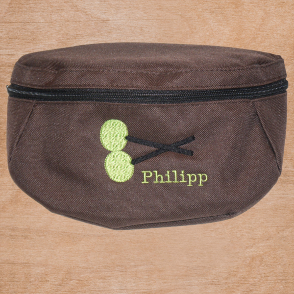 Gürteltasche braun bestickt Tenordrums