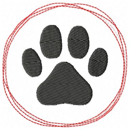 Pfotenabdruck S240002-10x10