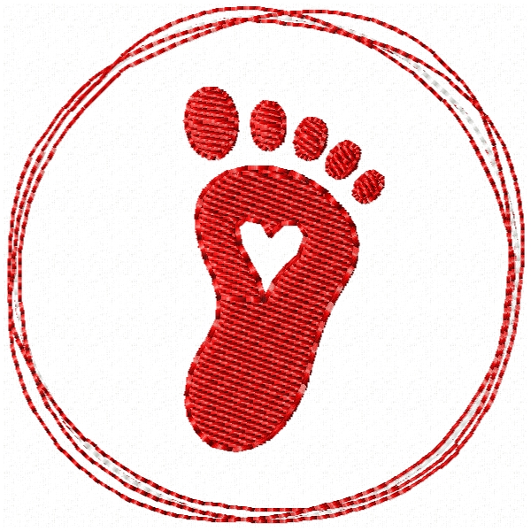 Fußabdruck S287-10x10