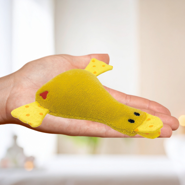 ITH-Stickdatei Ente klein blanko als Schlüsselanhänger oder Taschenbaumler für 10x10er Rahmen