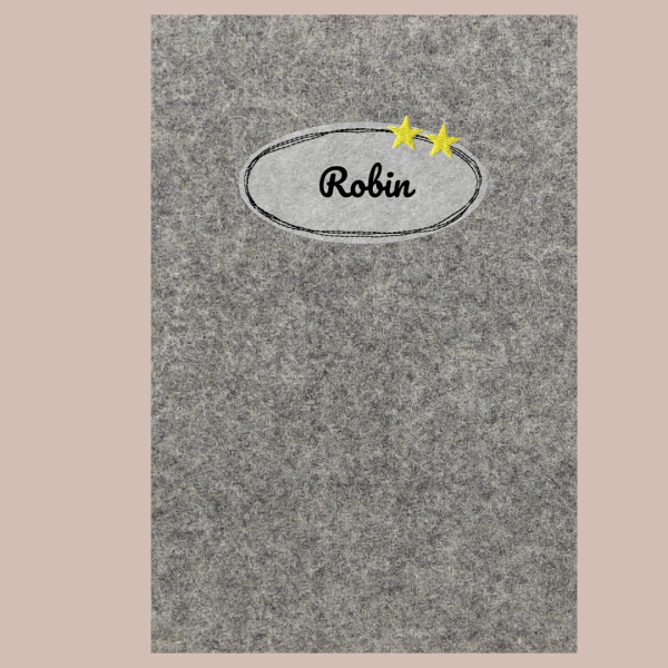 Stickdatei Doodle-Rahmen Sterne 10x10 cm | Applikation | blanko
