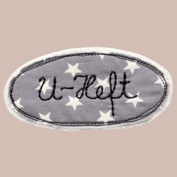 Aufnäher Doodle-Applikation U-Heft