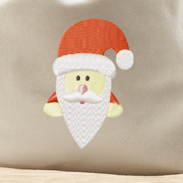 Stickmuster Nikolaus für Weihnachtsdeko
