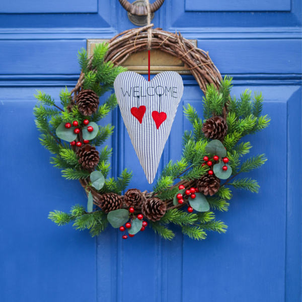 Stickdatei ITH Herz Welcome für den 13x18er Stickrahmen