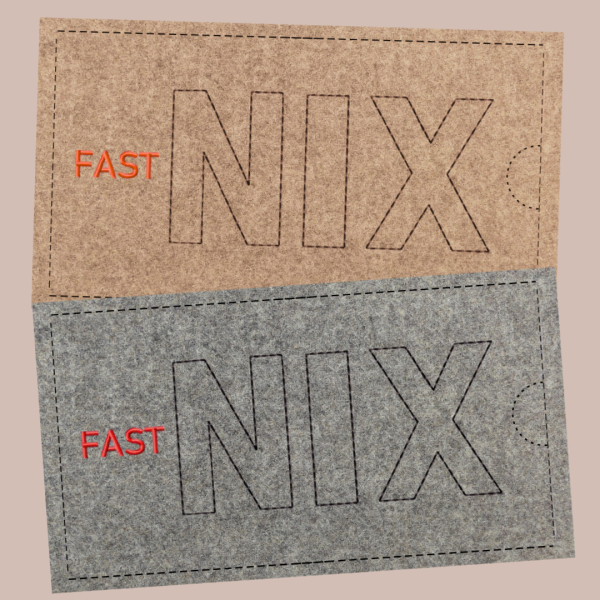 ITH Stickdatei Schokoladenhülle für den 13x18 cm Stickrahmen Fast NIX am Stiel als hübsche Geschenkverpackung für Schokolade.
