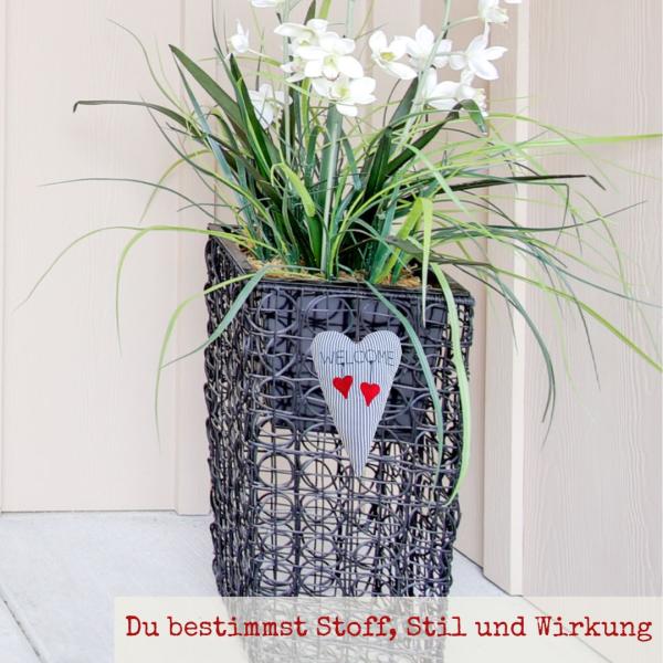 Stickdatei ITH Herz Welcome für den 13x18er Stickrahmen