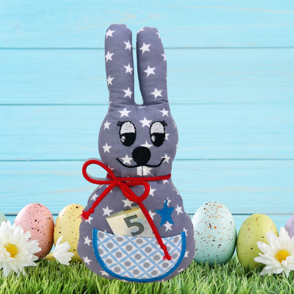 6 ITH-Stickdateien Hasen im Set für den 16x26er Stickrahmen