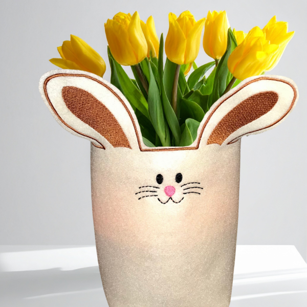 ITH Hasen-Tasche für 18x30 cm Stickrahmen Stickdatei