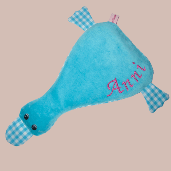 ITH Stickdatei Ente - Große Kuschelente / Schmuseente für den 18x30 cm Stickrahmen