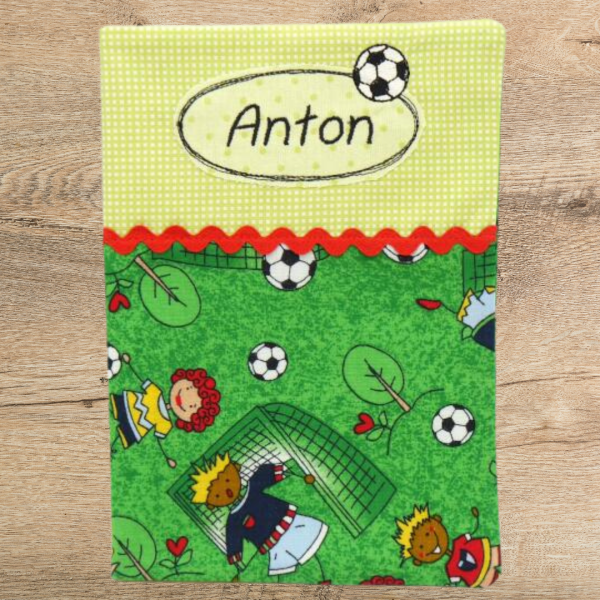 Stickdatei Fußball, klein für 4x6cm Stickrahmen