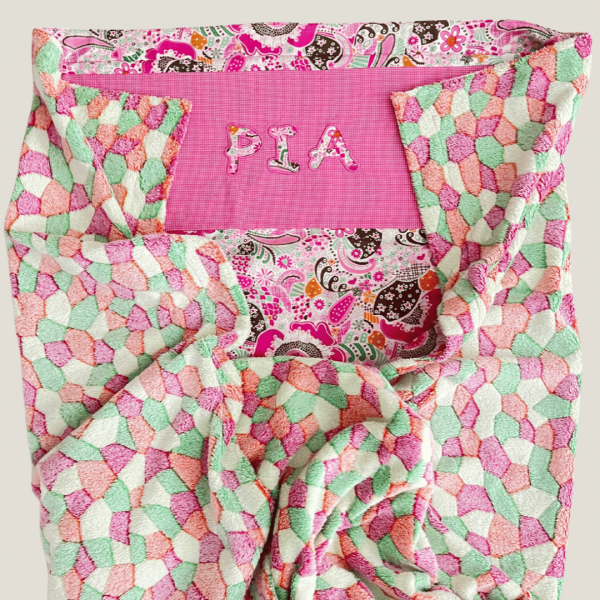 ersonalisierte Kinderdecke als Geschenk zur Geburt oder Taufe