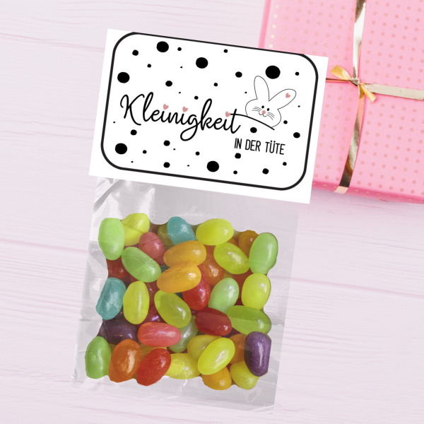 Druckvorlage Tütenklappe Geschenk - Tütenverschluss als PDF Bastelvorlage zum Ausdrucken DIY