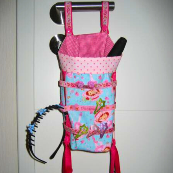 Nähanleitung Haarspangen-Sammler Hängeutensilo selber nähen Ebook