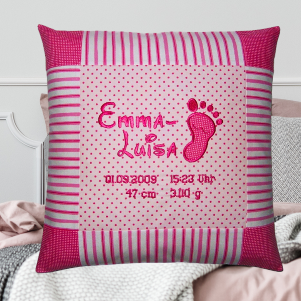 Nähanleitung Patchkissen Kissenhülle selber nähen 40x40cm Ebook