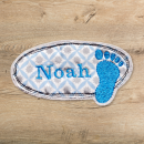 Aufnäher Fußabdruck 