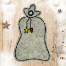 2 Stickdateien Geschenkesack Anhänger zu Weihnachten oder Nikolaus für 10x10er Rahmen Einzeldatei + Mehrfachdatei