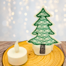 ITH-Stickdatei LED-Teelicht-Cover für 10 x 10 cm Stickrahmen Tanne Nr. 12