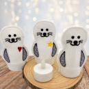 3 ITH-Stickdateien LED-Cover Robben für 10 x 10 cm Stickrahmen