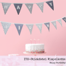 ITH Stickdatei Wimpelkette Happy Birthday für 13x18 cm Stickrahmen - Geburtstagsgirlande selber sticken