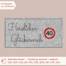 Stickdatei ITH Schokohülle 
