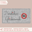 Stickdatei ITH Schokohülle 