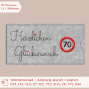 Stickdatei ITH Schokohülle 