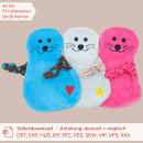 ITH Stickdatei Set Robben 16x26 cm | 3 Varianten | In the Hoop