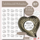 Teelichtbotschaft Weihnachten D1002