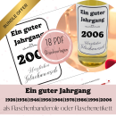 18 Druckvorlagen im Set je 9x2 Stück | Ein guter Jahrgang 1926-2006 | Jahrgang Endung auf 6 | Weinbanderole und Weinetikett | Geburtstag | Jubiläum | PDF Bastelvorlage zum Ausdrucken DIY