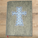 Stickdatei Kreuz als Doodle-Applikation 10x10cm Stickrahmen