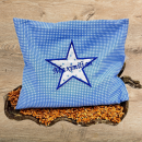Körnerkissen bestickt mit Stern und Namen "Maximilian" -sofort lieferbar-