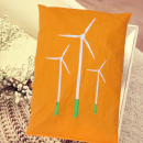 4 Stickdateien im Set Windpark Windräder Windkraftanlage 10x10 bis 18x30