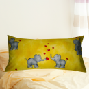 Nähanleitung Kissen 40x80cm Kissenhülle mit Hotelverschluss selber nähen Kopfkissenbezug Kissenbezug Ebook #012