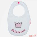 ITH-Stickdatei Lätzchen mit Krone im Doodle-Style für den 18x30er Stickrahmen S091-05